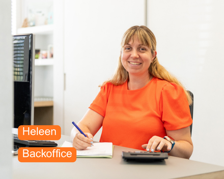 Heleen verzorgt de backoffice van interieurbouwer Mivan.