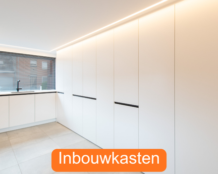 Strakke en ingewerkte maatkast door Mivan