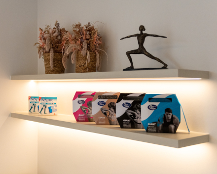 Professioneel ingerichte kinesistenpraktijk met maatwerk meubels