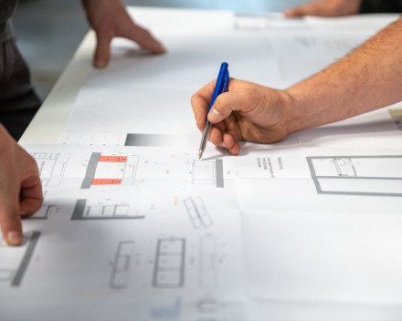 Technische plannen voor maatkasten, door Mivan.