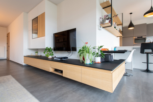 Interieurontwerp en realisatie van een woning in West-Vlaanderen.